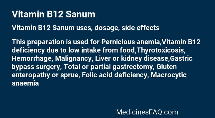Vitamin B12 Sanum