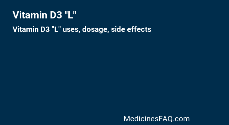 Vitamin D3 "L"