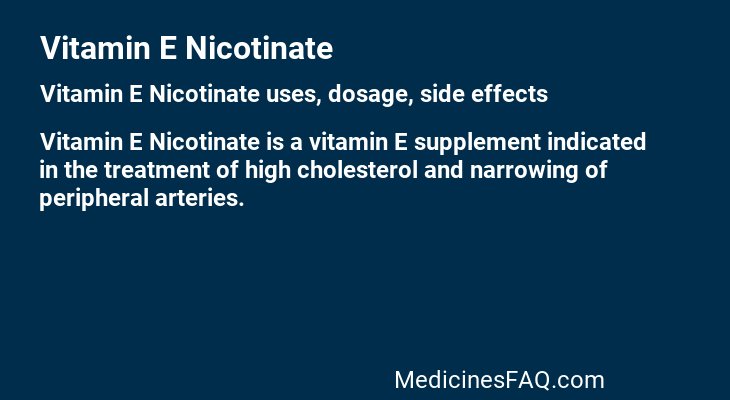 Vitamin E Nicotinate