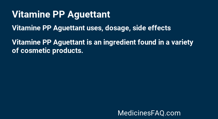 Vitamine PP Aguettant