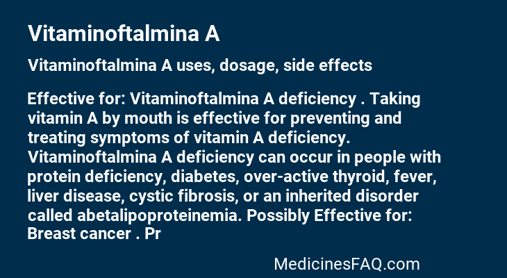 Vitaminoftalmina A