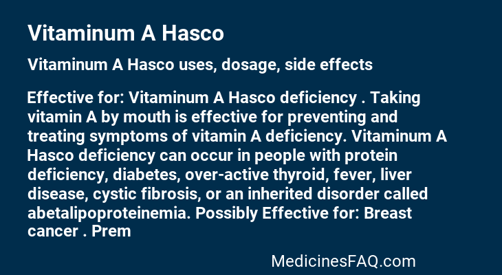 Vitaminum A Hasco