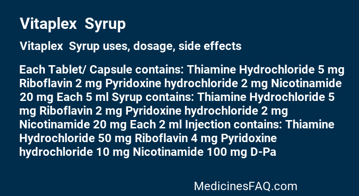 Vitaplex  Syrup