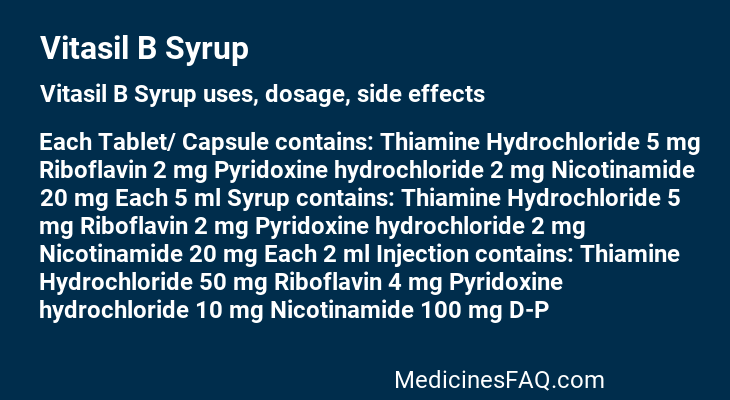 Vitasil B Syrup