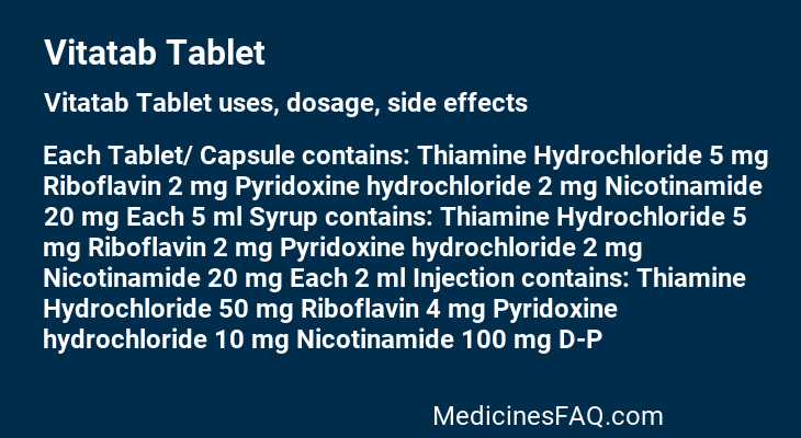 Vitatab Tablet