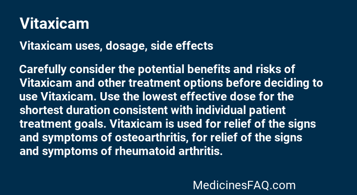 Vitaxicam