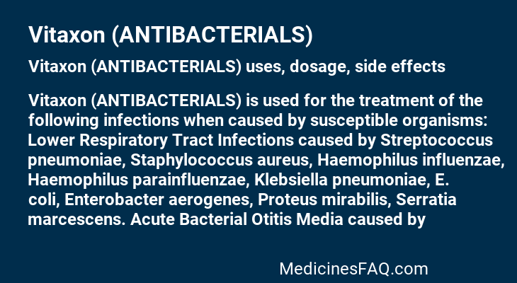 Vitaxon (ANTIBACTERIALS)