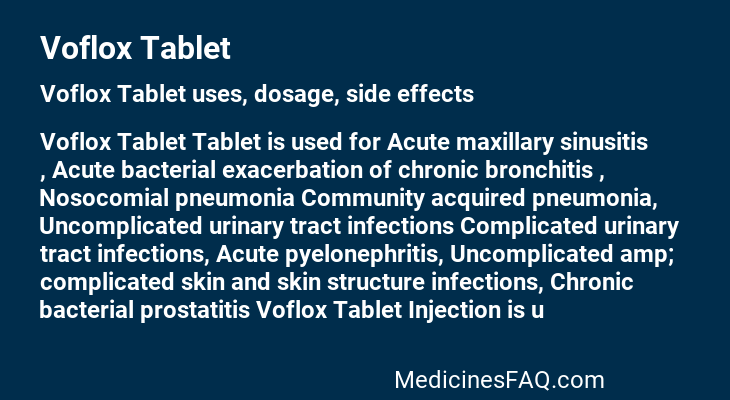 Voflox Tablet