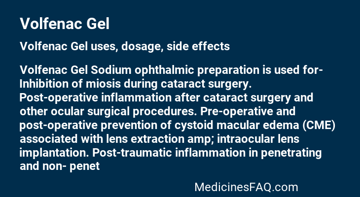 Volfenac Gel