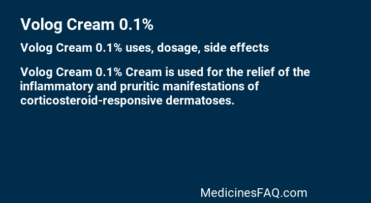 Volog Cream 0.1%