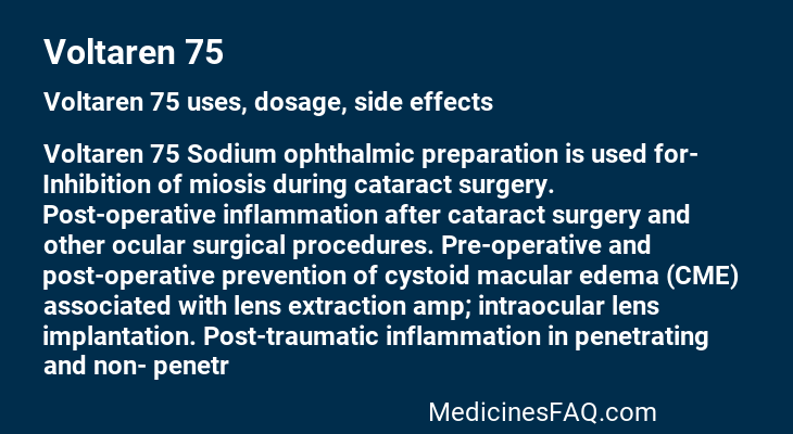 Voltaren 75
