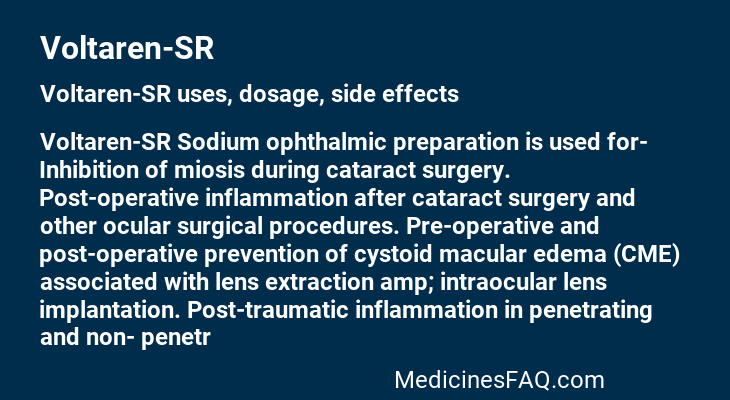 Voltaren-SR
