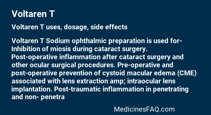 Voltaren T