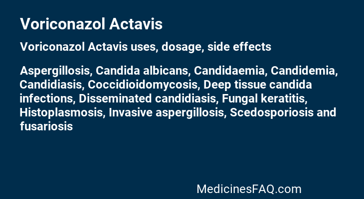 Voriconazol Actavis