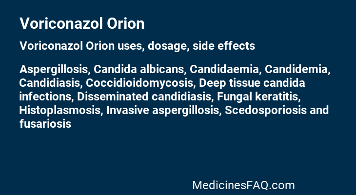 Voriconazol Orion