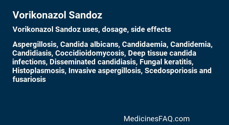 Vorikonazol Sandoz