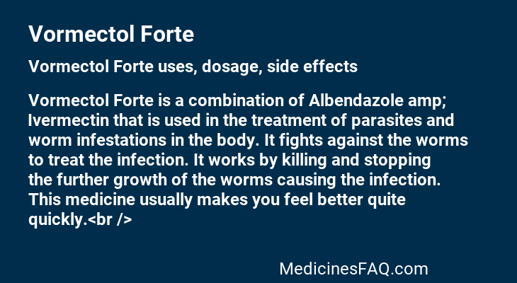 Vormectol Forte
