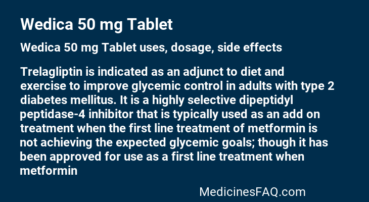 Wedica 50 mg Tablet