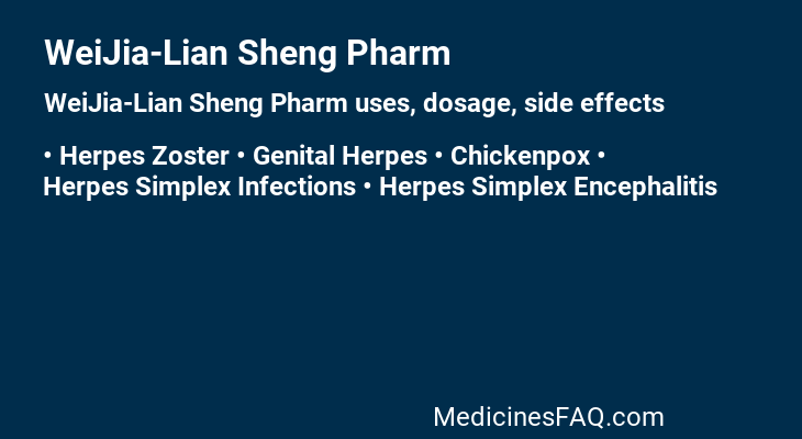 WeiJia-Lian Sheng Pharm