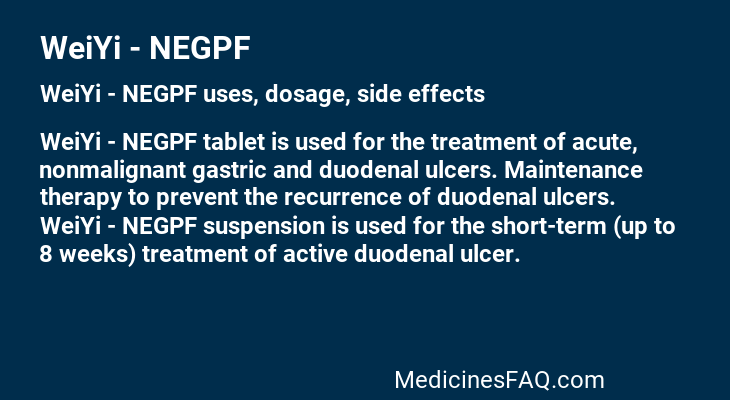 WeiYi - NEGPF