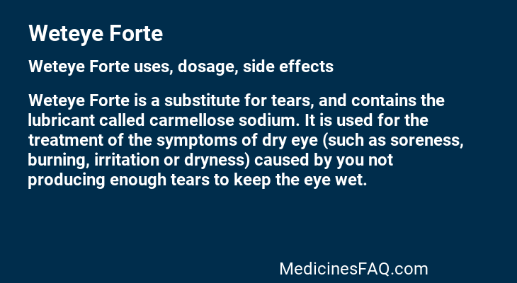 Weteye Forte