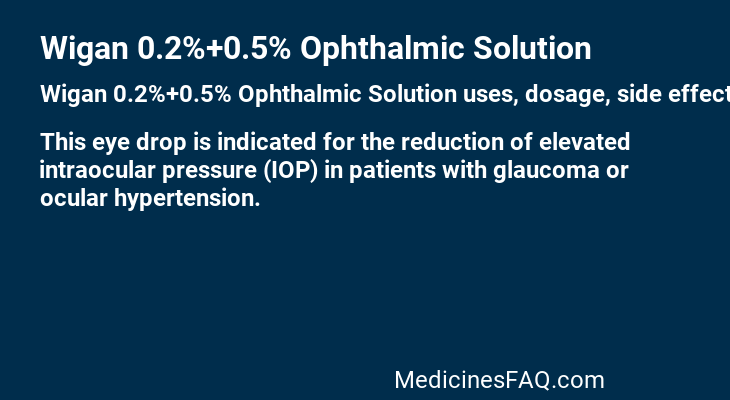 Wigan 0.2%+0.5% Ophthalmic Solution