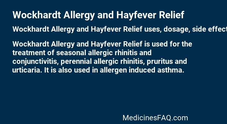 Wockhardt Allergy and Hayfever Relief