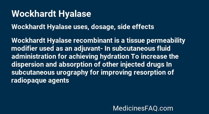 Wockhardt Hyalase