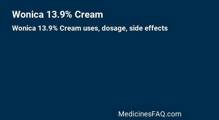 Wonica 13.9% Cream