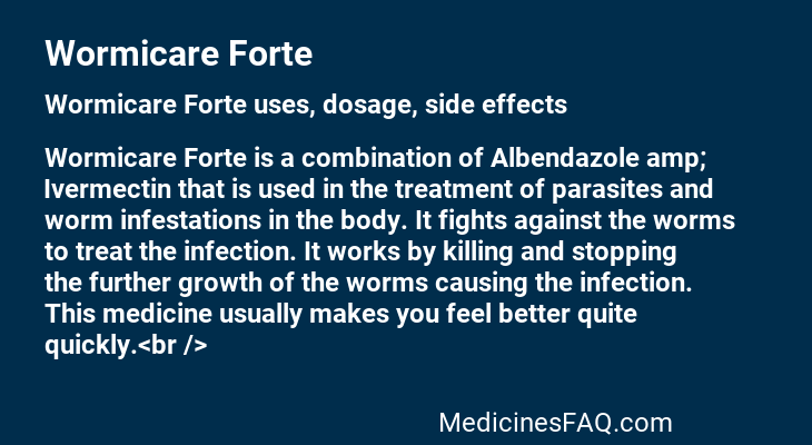 Wormicare Forte
