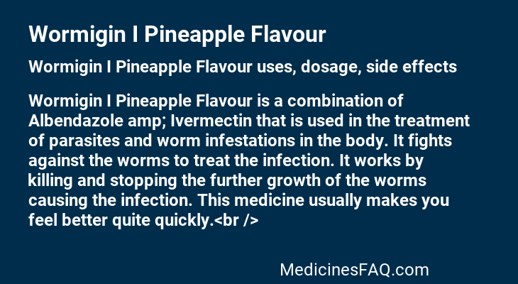 Wormigin I Pineapple Flavour