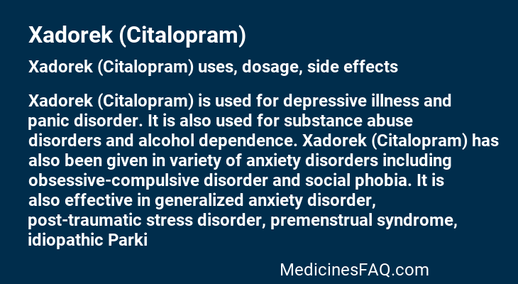 Xadorek (Citalopram)