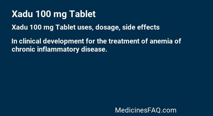 Xadu 100 mg Tablet