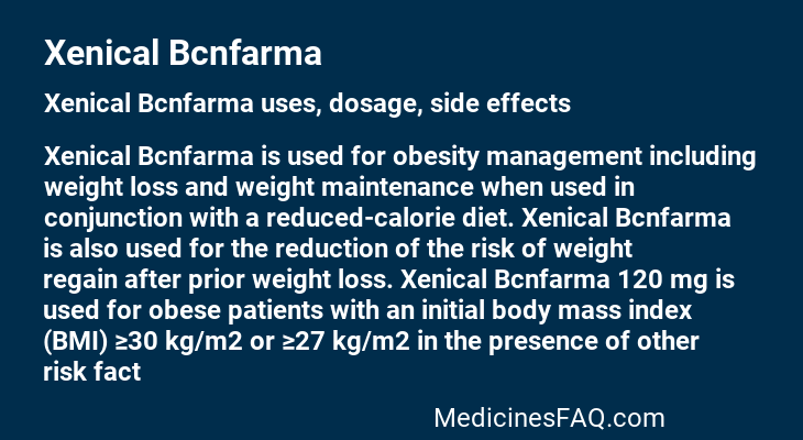 Xenical Bcnfarma