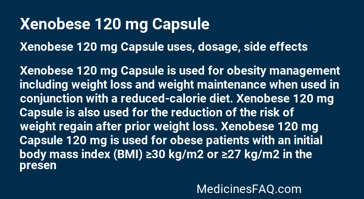 Xenobese 120 mg Capsule