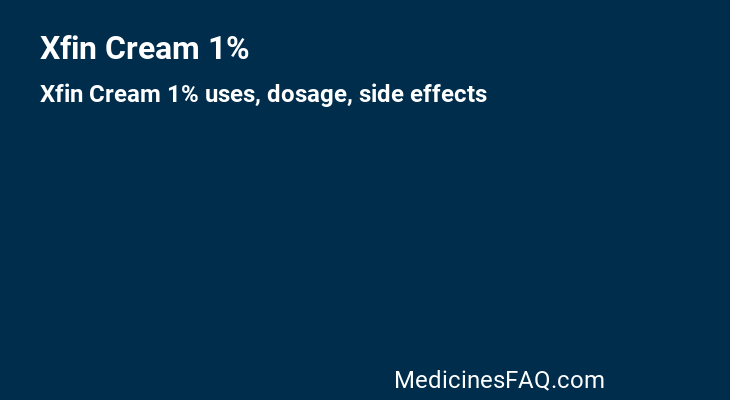 Xfin Cream 1%