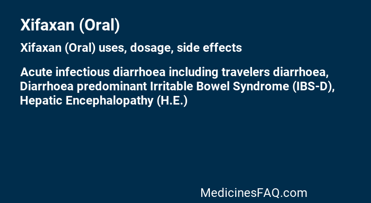 Xifaxan (Oral)