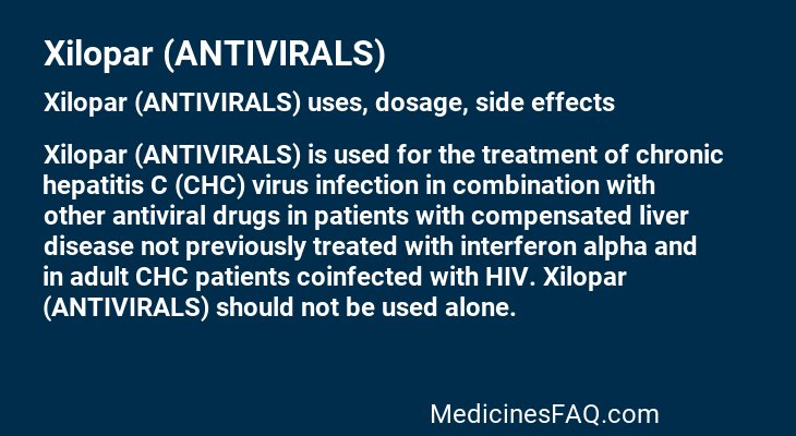 Xilopar (ANTIVIRALS)