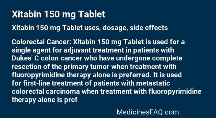 Xitabin 150 mg Tablet