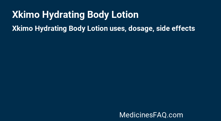 Xkimo Hydrating Body Lotion