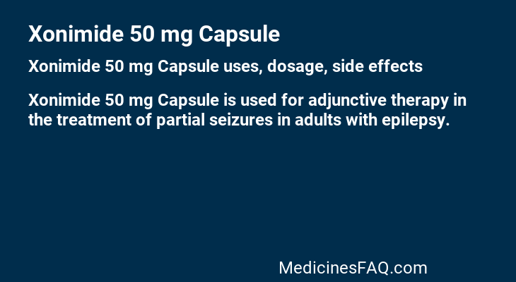 Xonimide 50 mg Capsule