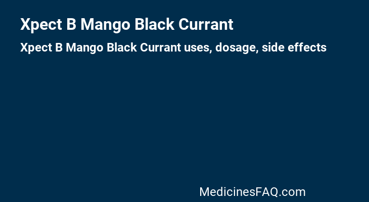 Xpect B Mango Black Currant