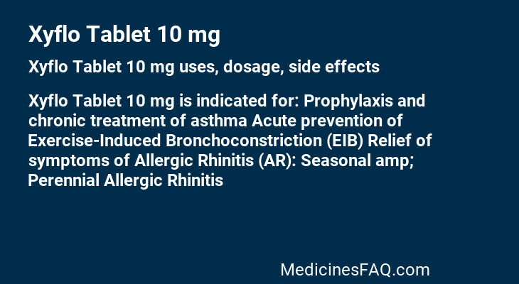 Xyflo Tablet 10 mg