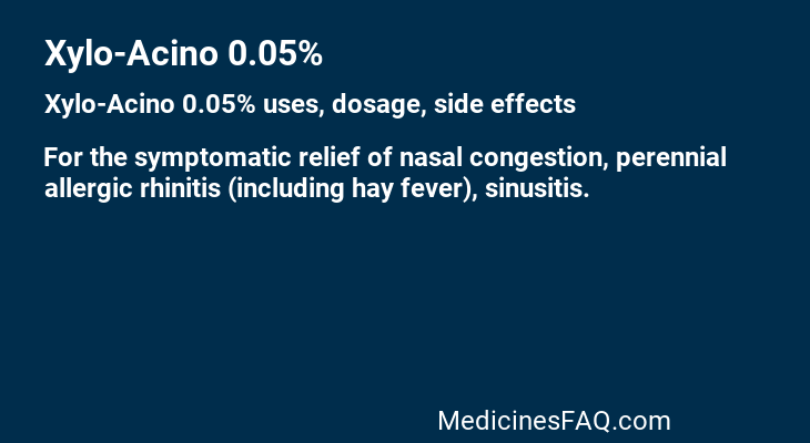 Xylo-Acino 0.05%