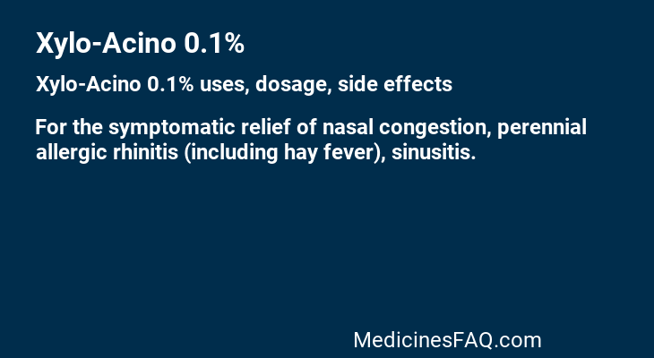 Xylo-Acino 0.1%