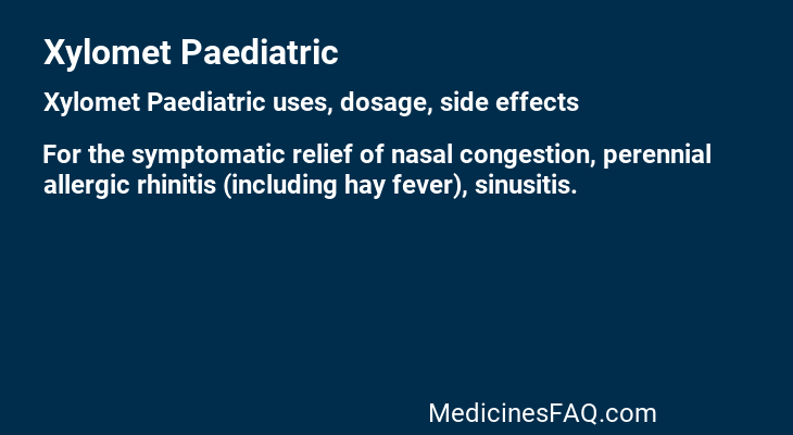 Xylomet Paediatric