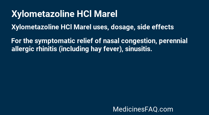 Xylometazoline HCl Marel