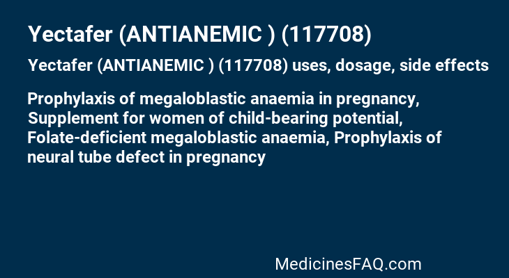 Yectafer (ANTIANEMIC ) (117708)