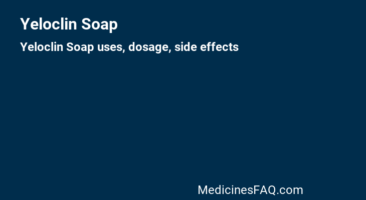 Yeloclin Soap