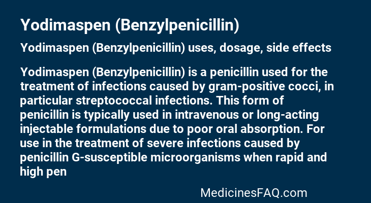 Yodimaspen (Benzylpenicillin)